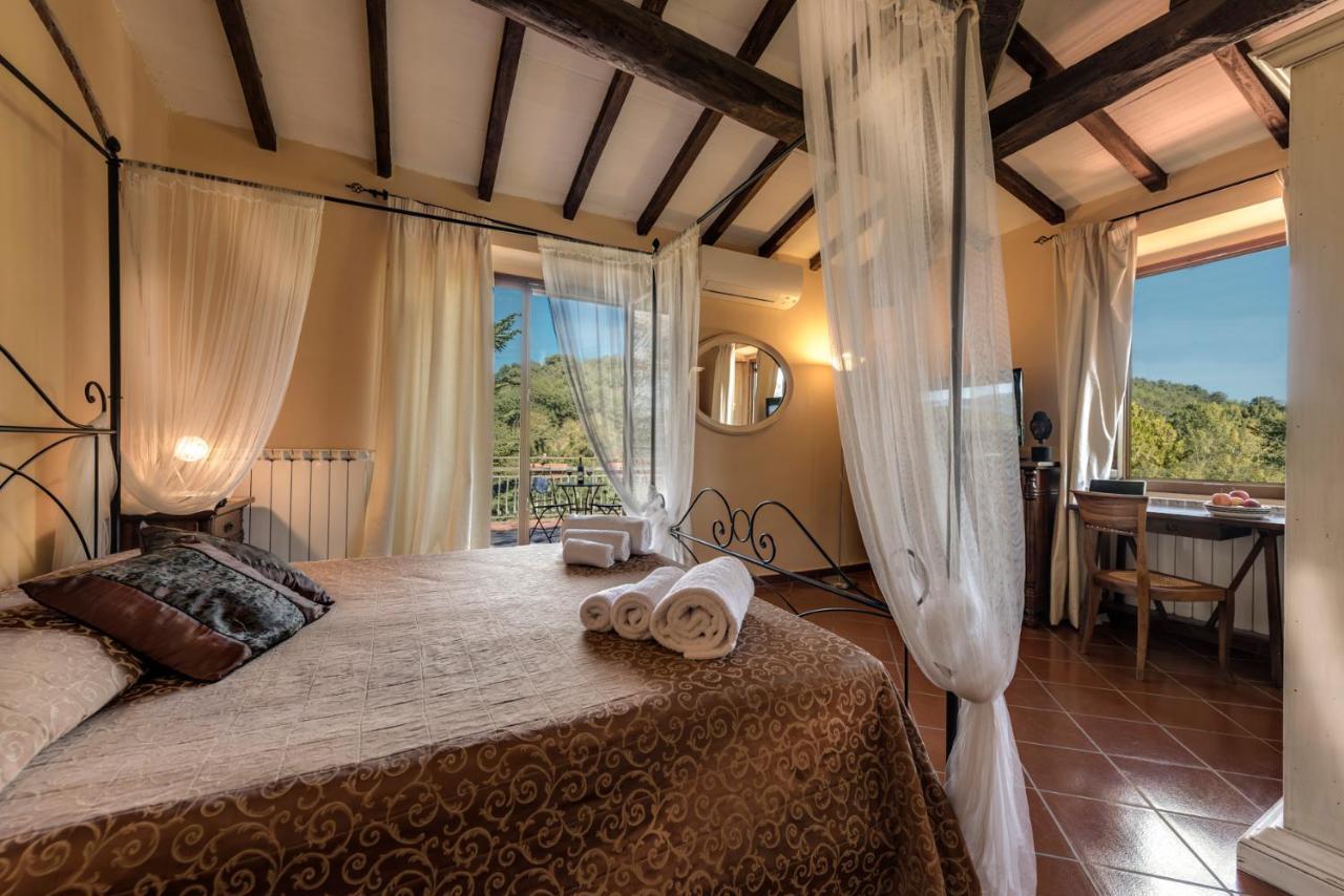 Villa Poggio Di Gaville Meleto Eksteriør billede